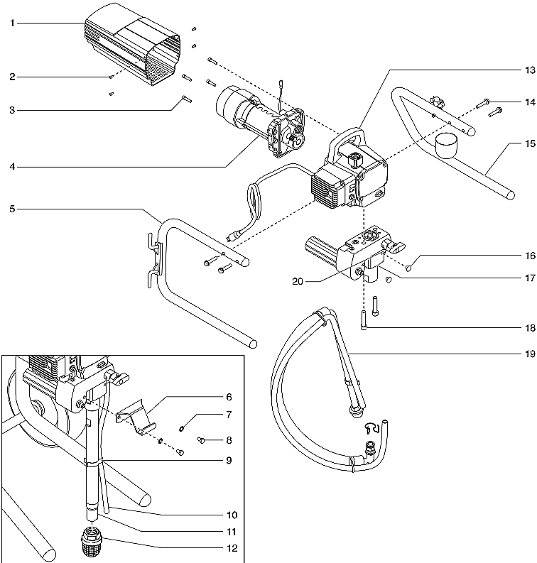 Advantage 500 Main Assembly Parts